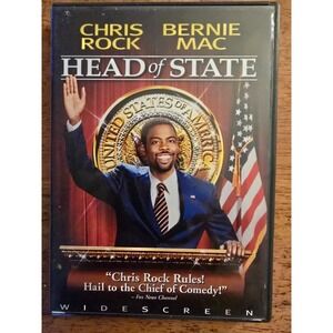 Head of State (DVD, 2003,‎ Widescreen), Chris Rock, Bernie Mac, Excellent Cond